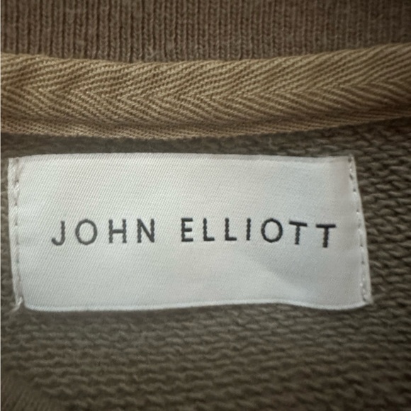 John Elliot Crew Neck Brown 100% Cotton Sweater size 1 - Picture 6 of 9